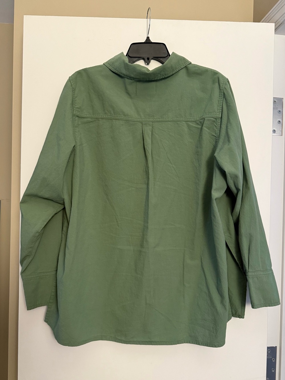 Noble Women's Sage Green Button-Down Shirt - Picture 2 of 3